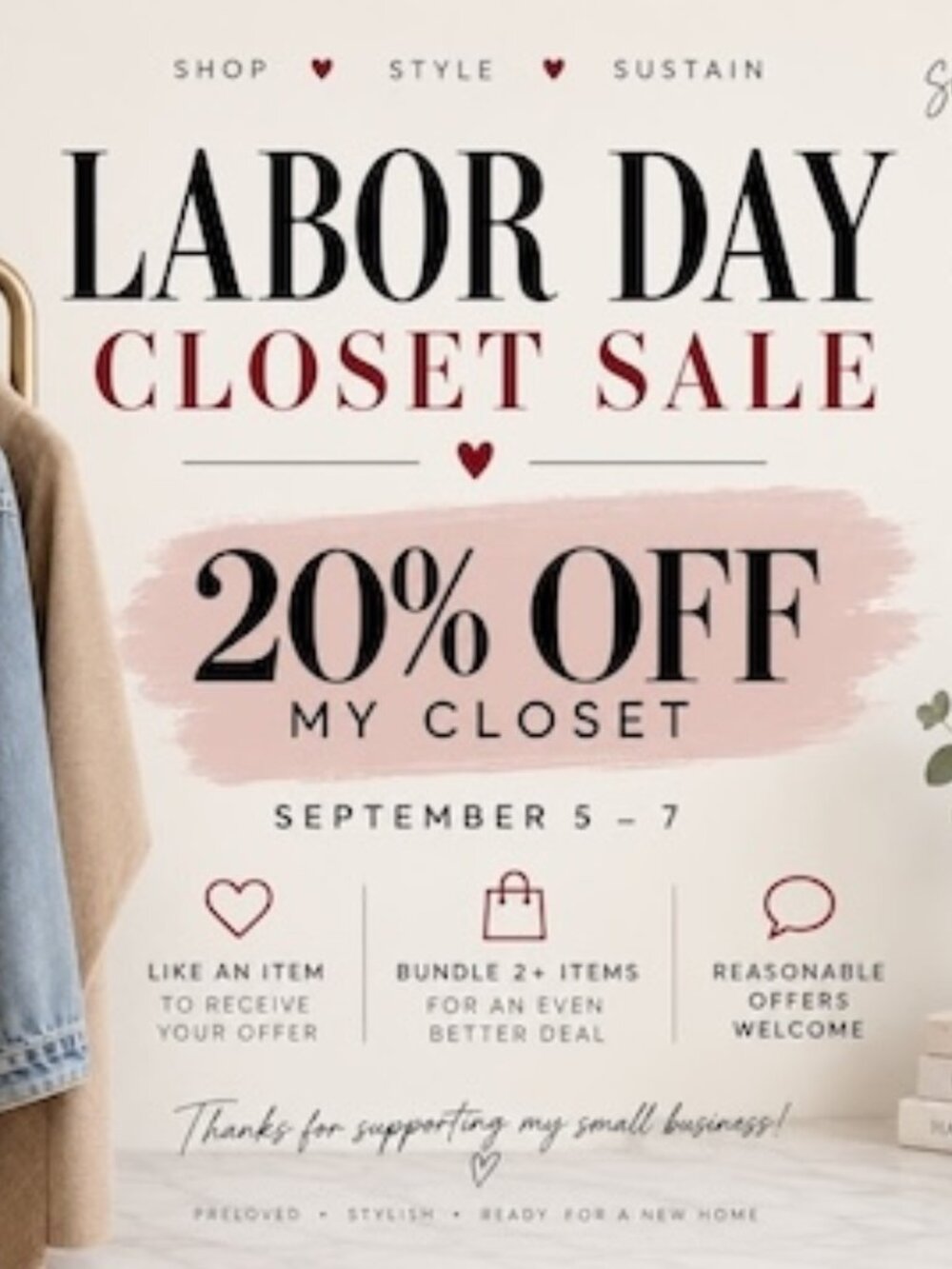 🇺🇸 LABOR DAY WEEKEND SALE 🇺🇸